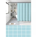 Шторка для ванной Zerix SCP-023-180x180 из PEVA (полиэтиленвинилацетата) (Узор 