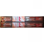 Штанга для шторки телескопическая с полотенцедержателем Zerix CRS-D-75x125 75cm-125cm (нержавеющая сталь) (блистер) (ZX6098)