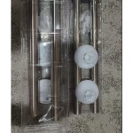 Штанга для шторки угловая Zerix CRS-A-80x80 80x80cm (нержавеющая сталь) (блистер) (ZX6100)