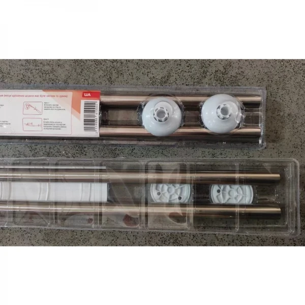 Штанга для шторки угловая Zerix CRS-A-80x80 80x80cm (нержавеющая сталь) (блистер) (ZX6100)