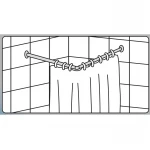 Штанга для шторки угловая Zerix CRS-A-90x90 90x90cm (нержавеющая сталь) (блистер) (ZX6101)