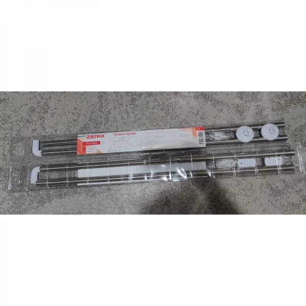 Штанга для шторки угловая Zerix CRS-A-90x90 90x90cm (нержавеющая сталь) (блистер) (ZX6101)