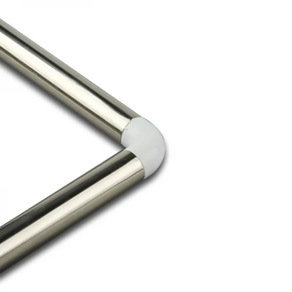 Штанга для шторки П-образная универсальная Zerix CRS-U-80x80x80 80x80x80cm, 80x160cm, 240cm (нержавеющая сталь) (блистер) (ZX6102)