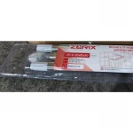 Штанга для шторки П-образная универсальная Zerix CRS-U-80x80x80 80x80x80cm, 80x160cm, 240cm (нержавеющая сталь) (блистер) (ZX6102)