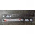 Штанга для шторки П-образная универсальная Zerix CRS-U-80x80x80 80x80x80cm, 80x160cm, 240cm (нержавеющая сталь) (блистер) (ZX6102)