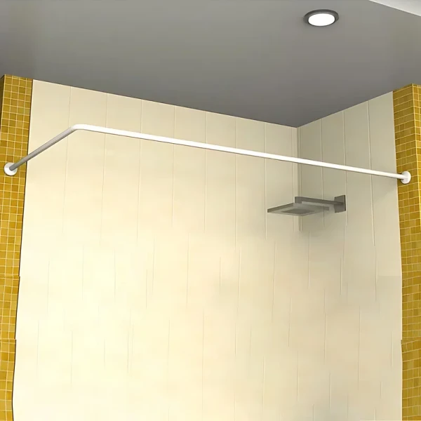 Штанга для шторки П-образная универсальная Zerix CRS-U-80x80x80 80x80x80cm, 80x160cm, 240cm (нержавеющая сталь) (блистер) (ZX6102)