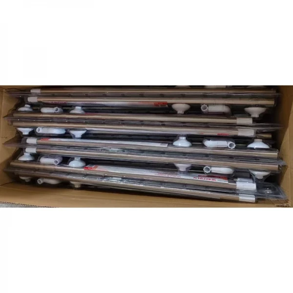 Штанга для шторки П-образная универсальная Zerix CRS-U-80x80x80 80x80x80cm, 80x160cm, 240cm (нержавеющая сталь) (блистер) (ZX6102)