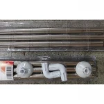 Штанга для шторки П-образная универсальная Zerix CRS-U-80x80x80 80x80x80cm, 80x160cm, 240cm (нержавеющая сталь) (блистер) (ZX6102)