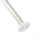 Штанга для шторки П-образная универсальная Zerix CRS-U-90x90x90 90x90x90cm, 90x180cm, 270cm (нержавеющая сталь) (Блистер) (ZX6103)