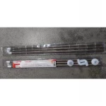 Штанга для шторки П-образная универсальная Zerix CRS-U-90x90x90 90x90x90cm, 90x180cm, 270cm (нержавеющая сталь) (Блистер) (ZX6103)