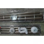 Штанга для шторки П-образная универсальная Zerix CRS-U-90x90x90 90x90x90cm, 90x180cm, 270cm (нержавеющая сталь) (Блистер) (ZX6103)