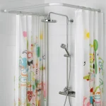 Штанга для шторки П-образная универсальная Zerix CRS-U-90x90x90 90x90x90cm, 90x180cm, 270cm (нержавеющая сталь) (Блистер) (ZX6103)