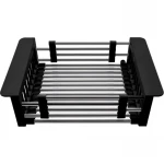 Сушарка для посуду Zerix BAS-01.SUS Black з нержавіючої сталі SUS304 (колір чорний) (ZX6104)