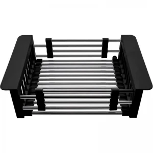 Сушарка для посуду Zerix BAS-01.SUS Black з нержавіючої сталі SUS304 (колір чорний) (ZX6104)