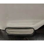 Мусорное ведро с плавным закрытием квадратное Zerix Kubix-TC0106 White 6 л (цвет белый) (ZX6109)