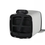 Мусорное ведро с плавным закрытием квадратное Zerix Kubix-TC0106 White 6 л (цвет белый) (ZX6109)