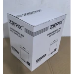 Мусорное ведро с плавным закрытием квадратное Zerix Kubix-TC0106 White 6 л (цвет белый) (ZX6109)
