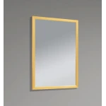 Зеркало настенное Zerix FONTE MRZ09-60x85-Reverse GOLD прямоугольное в золотой раме (ZX6211)