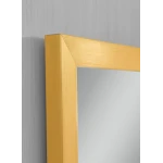 Зеркало настенное Zerix FONTE MRZ09-60x85-Reverse GOLD прямоугольное в золотой раме (ZX6211)