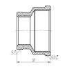 Муфта редукционная SD Forte 1