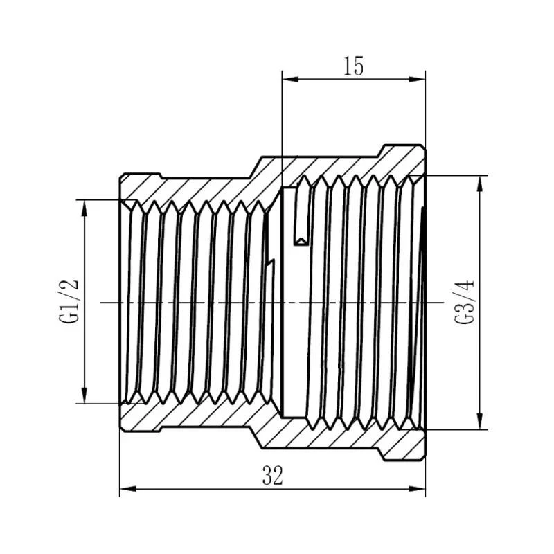 Муфта редукционная SD Forte 1/2