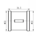 Муфта SD Forte 3/4
