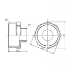 Ниппель редукционный SD Forte 2