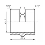 Ниппель SD Forte 1