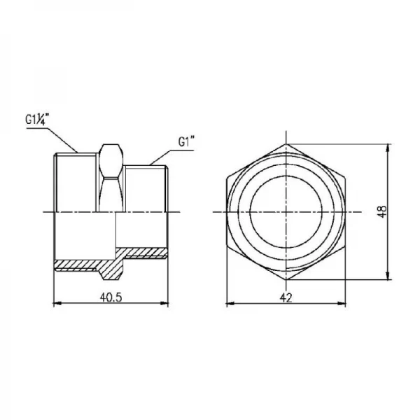 Ниппель редукционный SD Forte 1