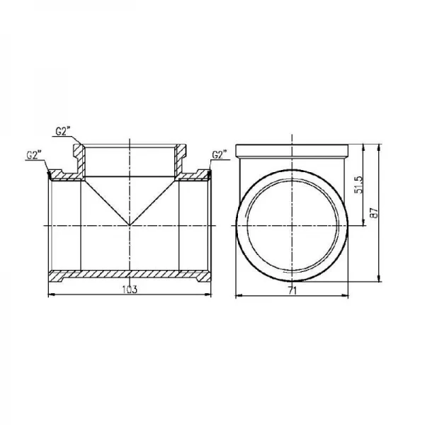 Трійник SD Forte 2