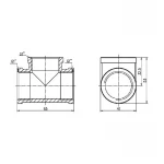 Трійник SD Forte 1