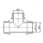 Трійник SD Forte 1