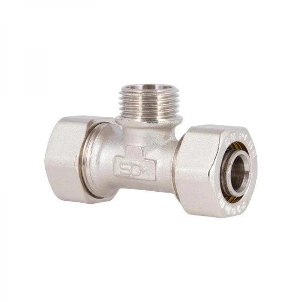 Тройник обжимной SD Plus 20х1/2