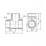 Трійник SD Forte 3/4