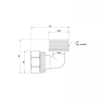 Уголок обжимной SD Plus 20х3/4