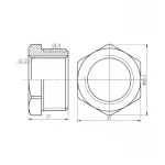 Футорка SD Forte 3/4