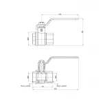 Кран шаровой SD Plus 3