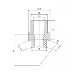 Вварное седло PPR Blue Ocean 75х20