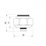 Евроконус Icma 16х2 3/4