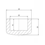 Заглушка PPR Blue Ocean 20