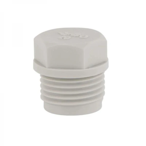 Заглушка PPR Blue Ocean с резьбой 20х1/2