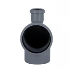 Колено канализационное с отводом TA Sewage 50х110х110, 90° (вверх)