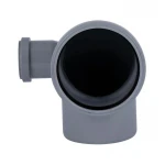 Колено канализационное с отводом TA Sewage 50х110х110, 90° (в лево)