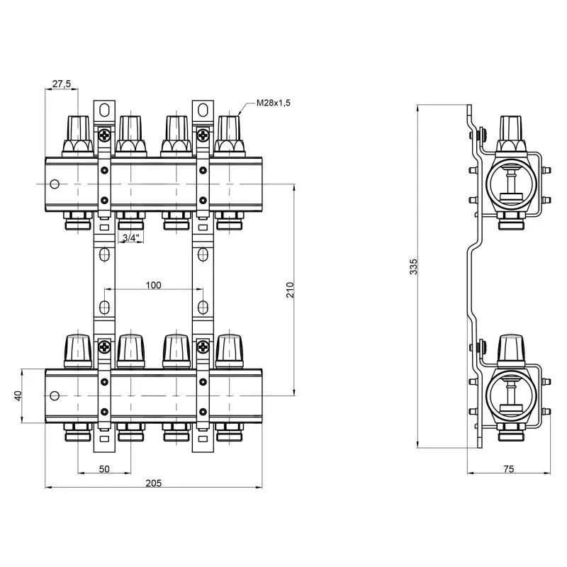 Колектор Icma 1