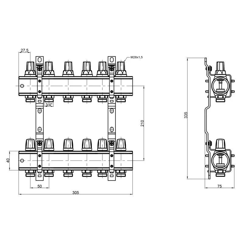Коллектор Icma 1