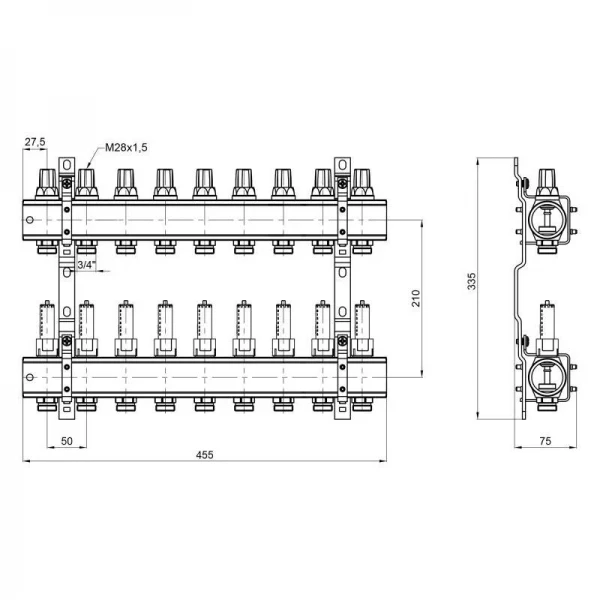 Коллектор Icma 1