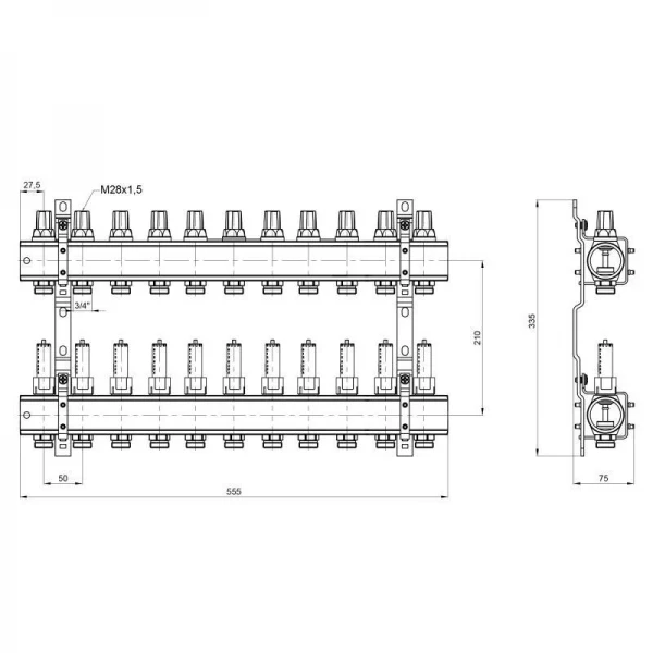 Коллектор Icma 1
