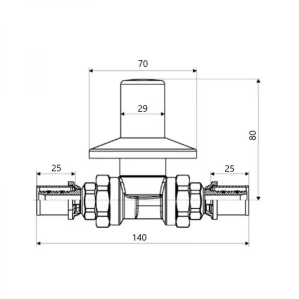 Кран пресс Icma 16х1/2