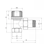Кран радиаторный Icma 3/4