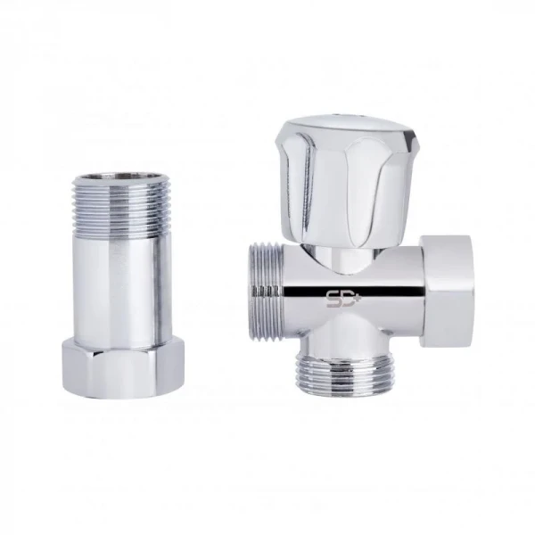Кран шаровой SD Plus приборный с удлинителем 3/4